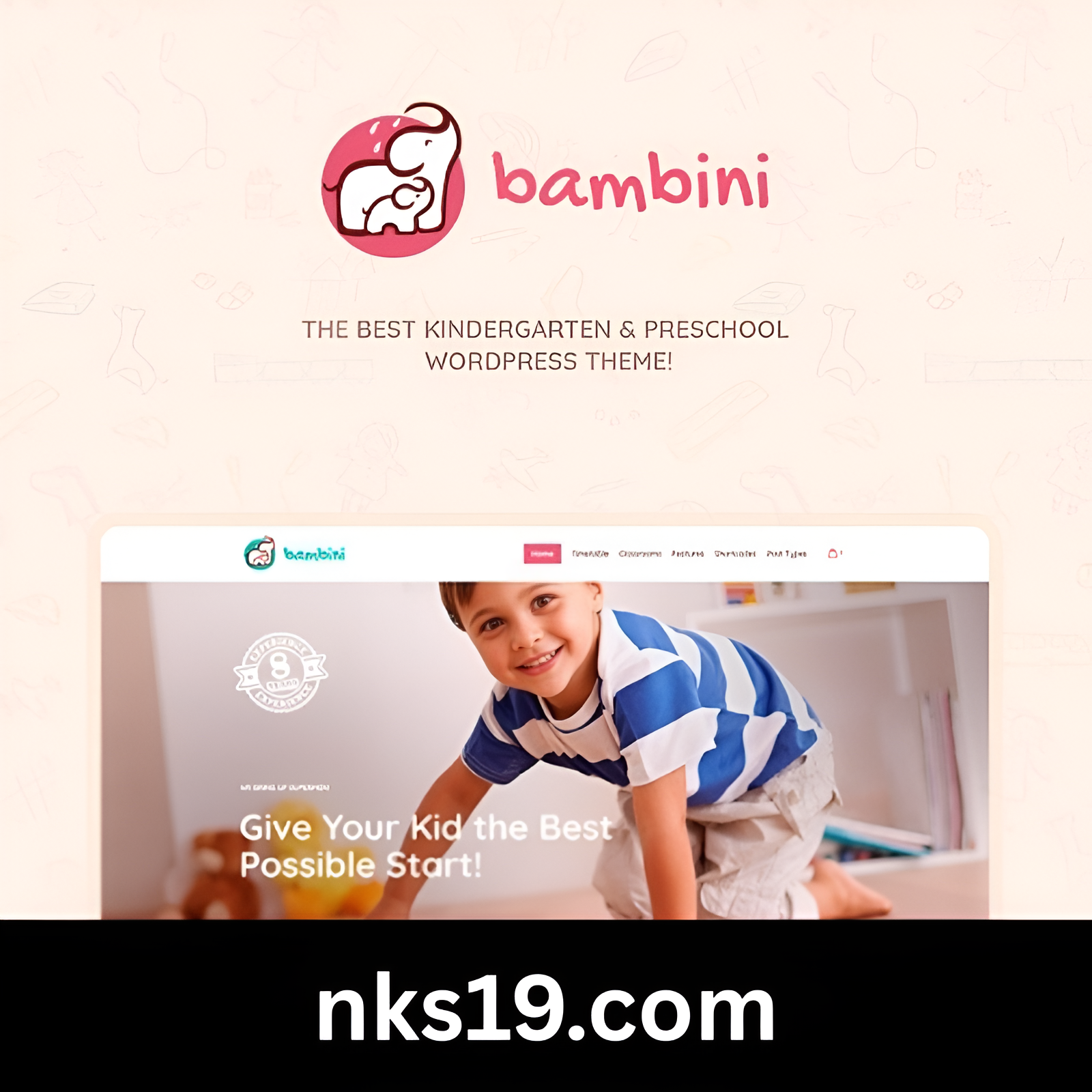 Bambini Theme GPL v1.2.8 – Kindergarten & Pre-School Theme