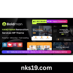 Boldman Theme GPL v7.2 – Handyman Renovation Services WordPress Theme