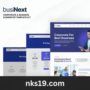 Businext Theme GPL v2.4.5 – Business and Financial Institution WordPress Websites