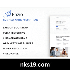 Enzio Theme GPL v1.2.3 – Responsive Business WordPress Theme