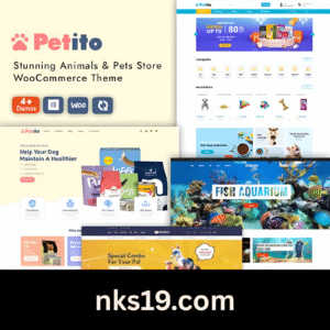 Petito Theme GPL v1.6.2 – Animals and Pets Store WooCommerce Theme