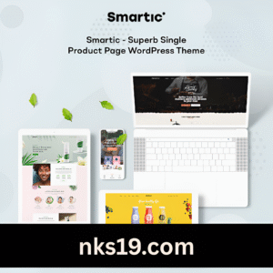Smartic Theme GPL v2.2.9 – Product Landing Page WooCommerce Theme