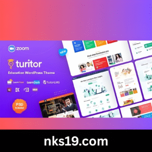 Turitor Theme GPL v1.5.0 – Create LMS & Education WordPress Websites