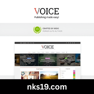 Voice Theme GPL v3.0.3 – Create News & Magazine WP Websites