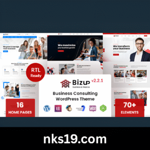 Bizup Theme GPL v2.1.8 – Business Consulting WordPress Theme