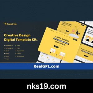 Creativic Template Kit GPL v1.0 – Creative Agency Elementor Template Kit