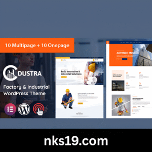 Dustra Theme GPL v1.5.7 – Factory Industrial & Construction WordPress Theme