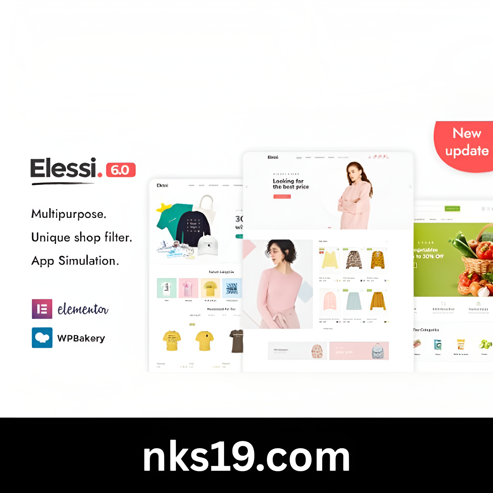 Elessi Theme GPL v6.5.1 – WooCommerce AJAX WordPress RTL support