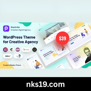 Keystroke Theme GPL v1.1.8 – Creative Agency WordPress Theme