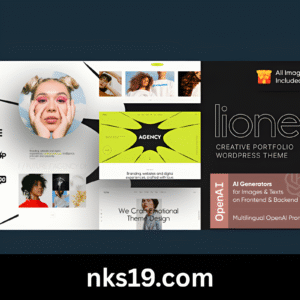 Lione Theme GPL v1.20.0 – Personal Portfolio for Creatives WordPress Websites