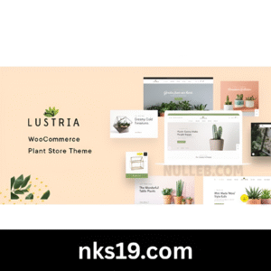 Lustria Theme GPL v4.5 – MultiPurpose Plant Store WordPress Websites