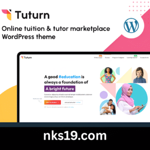 Tuturn Theme GPL v2.9 – Online Tutors MarketPlace WordPress Theme