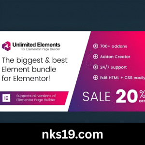 Unlimited Elements for Elementor Pro GPL v2.0.1 Latest Version