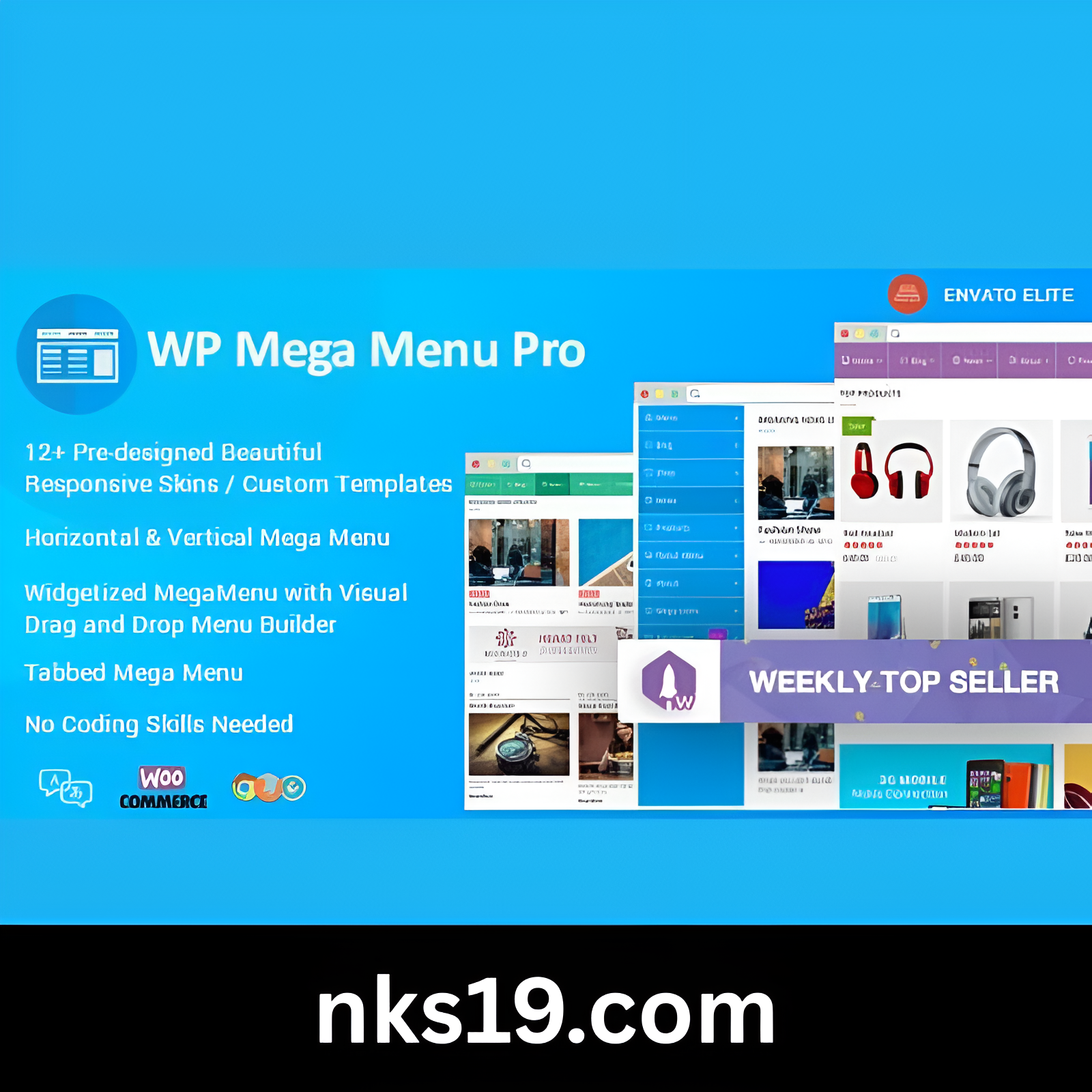 WP Mega Menu Pro GPL v2.1.7 –