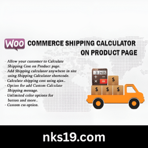 Woocommerce Shipping Calculator On Product Page GPL v3.7