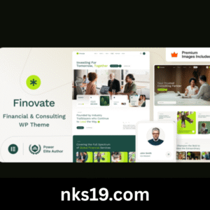 Finovate Financial Advisor Consulting WordPress With License