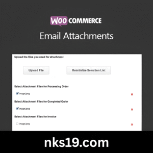 WooCommerce Email Attachments GPL v3.2.3