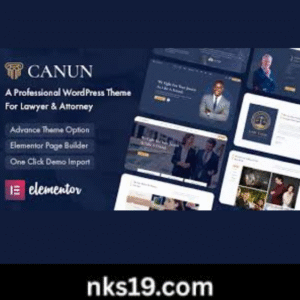 Canun Theme GPL v1.0.8 – Lawyer & Attorney WordPress Theme