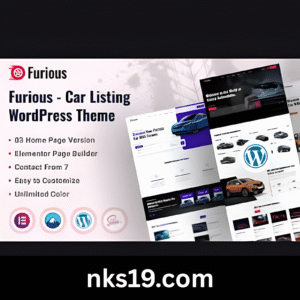 Furious Car Listing WordPress Theme With License