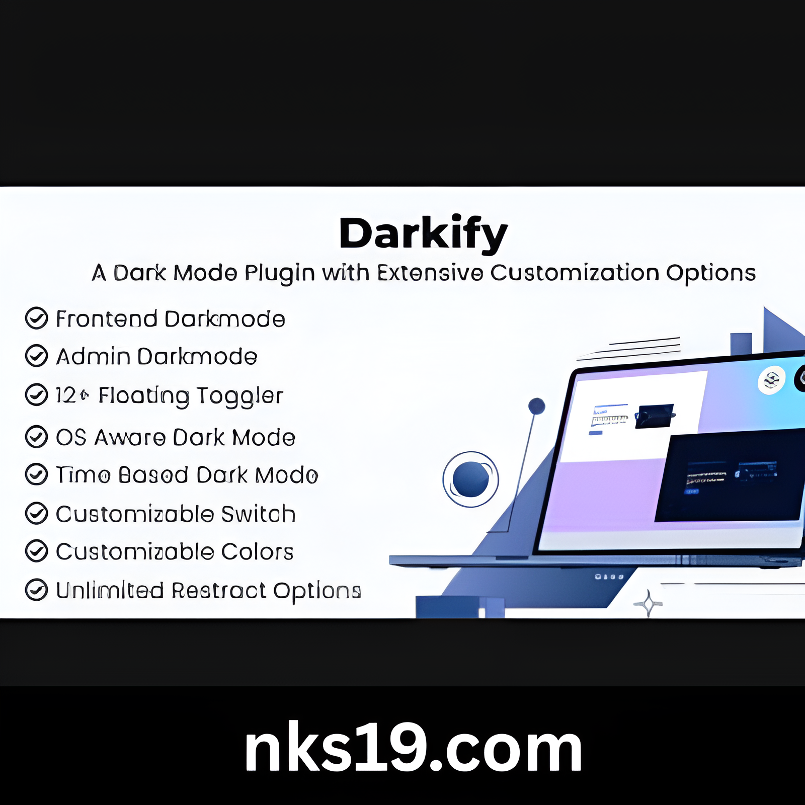 Darkify PLugin GPL v1.4.13 – WordPress Dark Mode Plugin