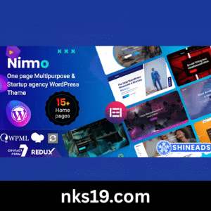 Nimmo Theme GPL v1.2.8 – One page WordPress Theme for Creative