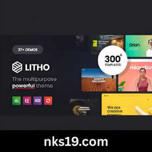 Litho Theme GPL v3.6 – Multipurpose Elementor WordPress Theme