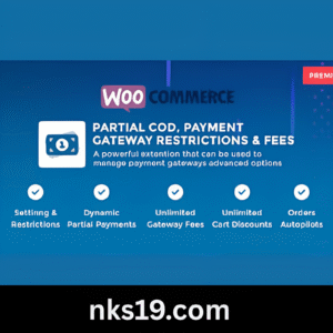 WooCommerce Partial COD GPL v1.5.1– Payment Gateway Restrictions & Fees