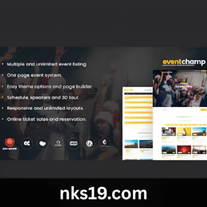 Eventchamp Theme GPL v2.2.3 – Multiple Events & Conference Theme