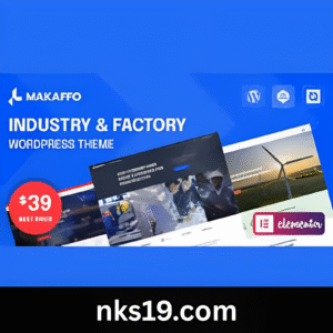Makaffo Theme GPL v1.1.12 | Industry & Factory WordPress Theme