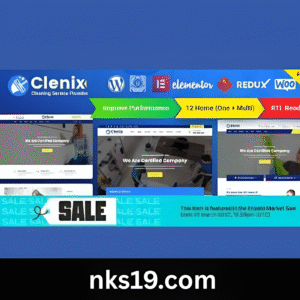 Clenix Theme GPL v3.1.1 – Cleaning Services WordPress Theme