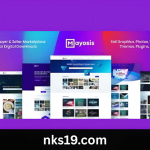 Mayosis Theme GPL v5.4.7 – Digital Marketplace WordPress Websites