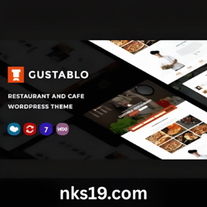 Gustablo Theme GPL v1.30 – Restaurant & Cafe Responsive WordPress Theme