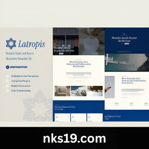 Latropis GPL v1.0 – Tropical Hotel & Resort Elementor Template Kit