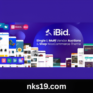 iBid Theme GPL v4.8 – Multi Vendor Auctions WooCommerce Websites
