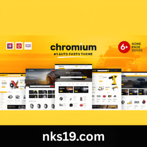 Chromium Theme GPL v1.4.1 – Auto Parts Shop WordPress WooCommerce