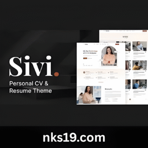 Sivi Theme GPL v1.5 – Personal CV | Resume Theme