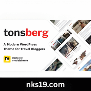Tonsberg Theme GPL v1.8.2 – A Modern WordPress Theme for Travel Bloggers