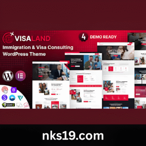 Visaland Theme GPL v1.2.0 – Immigration and Visa Consulting WordPress Theme