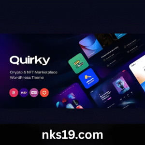 Quirky Theme GPL v1.23.0 – NFT, Token & Blockchain WCFM Marketplace WordPress Theme