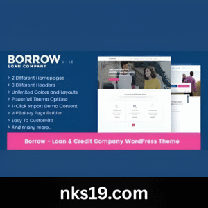 Borrow Theme GPL v1.7.0 – Loan Company Responsive WordPress Theme