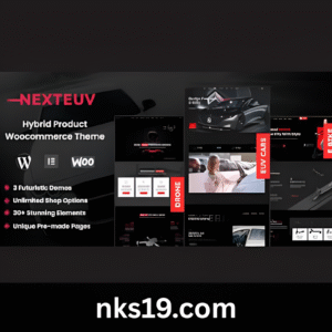 NextEuv Theme GPL v1.1.0 – EV Shop, Single Product Store WordPress
