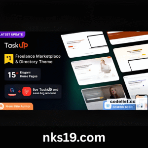 Taskup Theme GPL v2.6 – A Freelance and Service Finder Marketplace