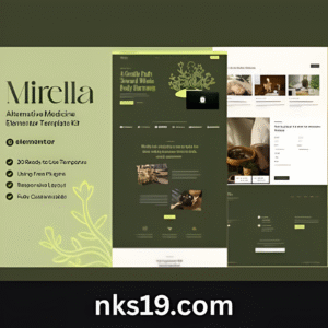 Mirella Alternative Medicine Elementor Template Kit
