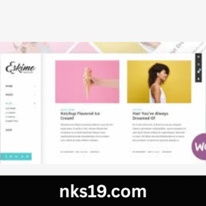 Eskimo Theme GPL v1.8.5 – Minimal Personal WordPress Blog & Shop Theme