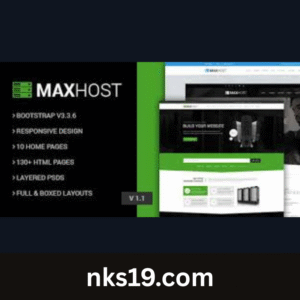 MaxHost Theme GPL v9.10.2 – Web Hosting, WHMCS and Corporate Business WP Website