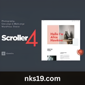 Scroller Parallax Scroll Responsive Theme GPL v4.7