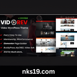 VidoRev GPL v2.9.9.9.9.9.7 – Video WordPress Theme