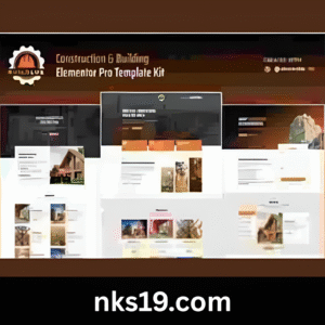 Buildlux GPL – Construction Elementor Pro Template Kit