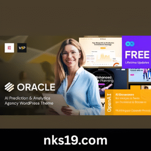 Oracle Theme GPL v1.0 – AI Prediction & Analytics Agency WordPress Theme