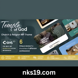 Temple of God Theme GPL v1.1.0 – Religion and Church WordPress Theme